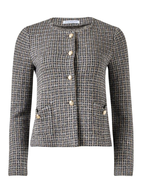 Rembrant Plaid and Gold Jacket