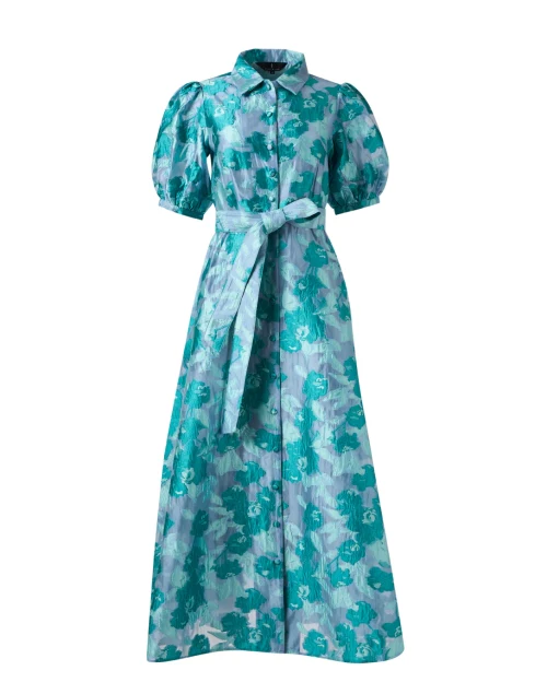 Charlotte Turquoise Organza Dress