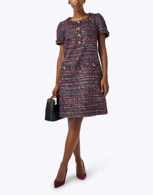 Chimen Multi Tweed Dress