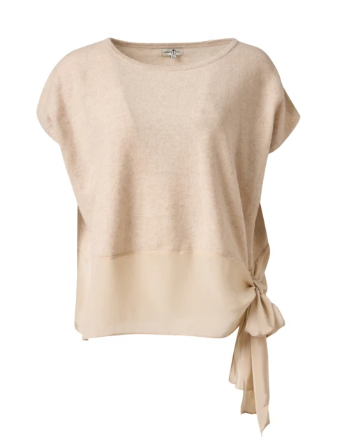 Greenport Beige Cashmere Top