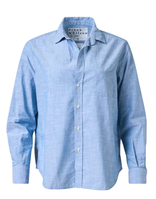 Eileen Blue Cotton Shirt