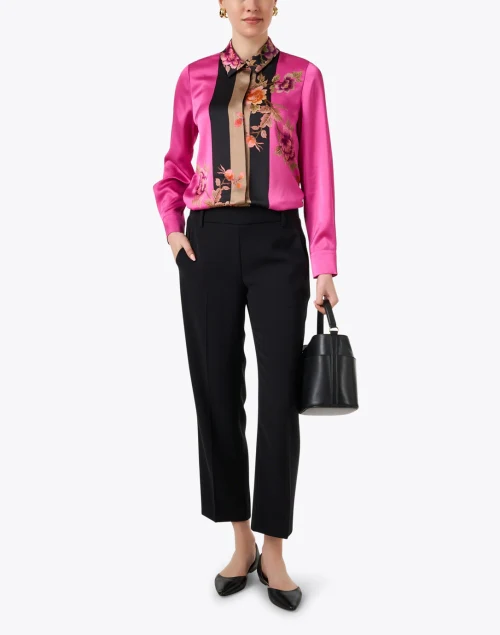 Black Knit Pull On Pant