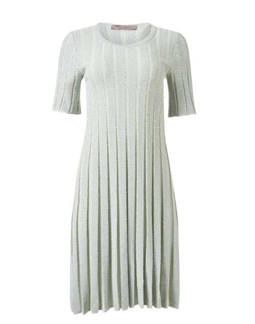 Giada Mint Green Pleated Dress