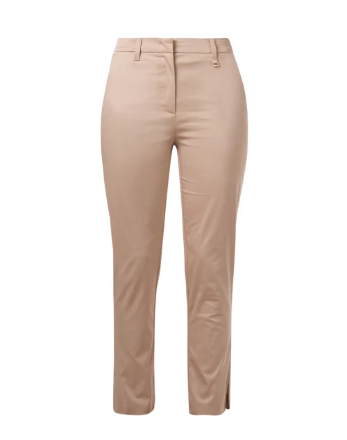 Beige Split Hem Pant