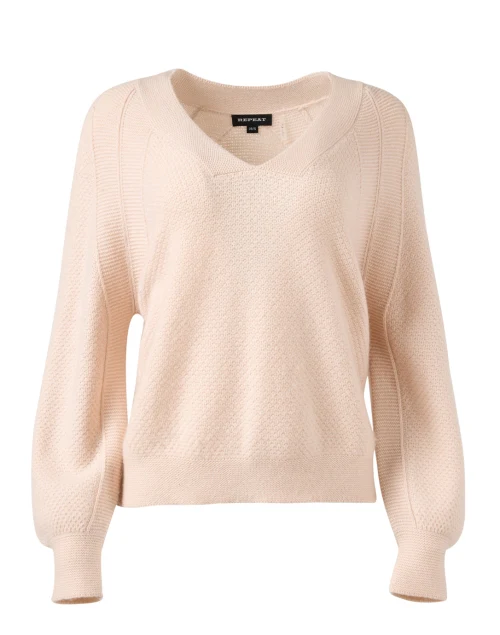 Pearl Pink Wool Cashmere Sweater