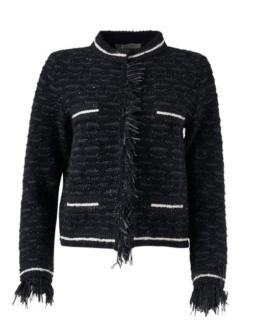 Black and White Tweed Jacket