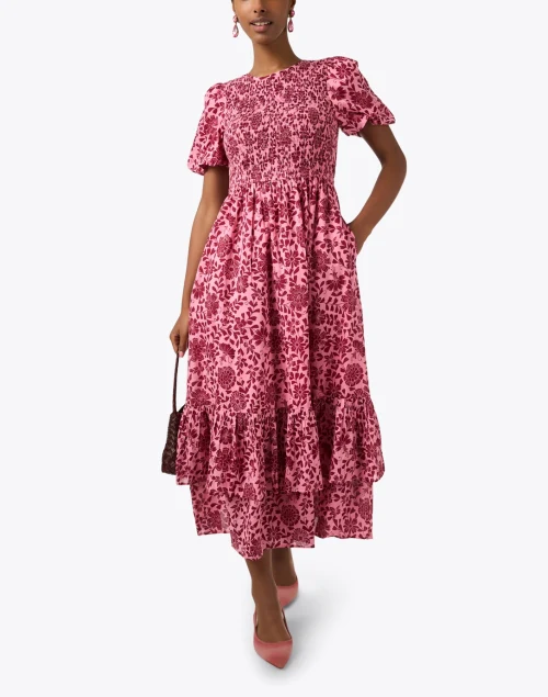 Quant Pink Floral Print Dress