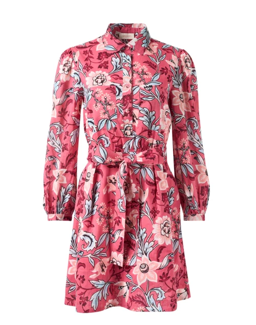 Barbara Pink Floral Print Dress