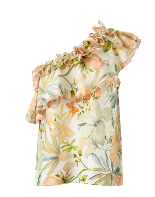 Kate Multi Floral One Shoulder Top