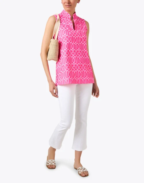 Keira Pink Print Top