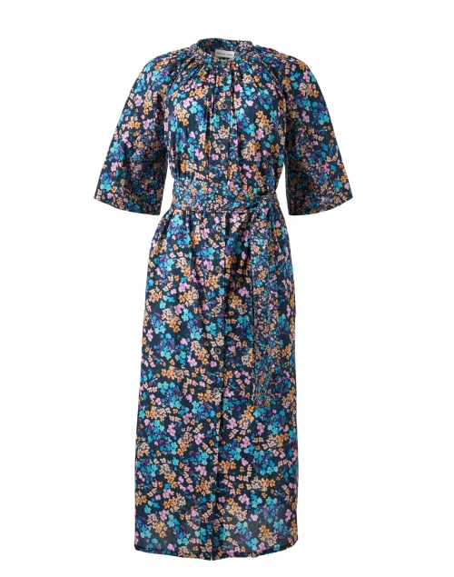 Clover Multi Print Cotton Dress