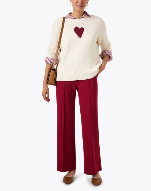 Lovey Ivory Cotton Sweater
