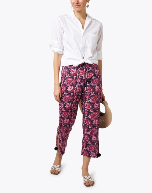Goa Purple Paisley Pant