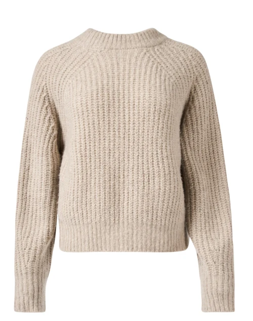 Beige Wool Cashmere Sweater