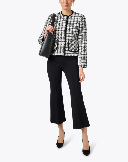 Alex Black and White Check Jacket