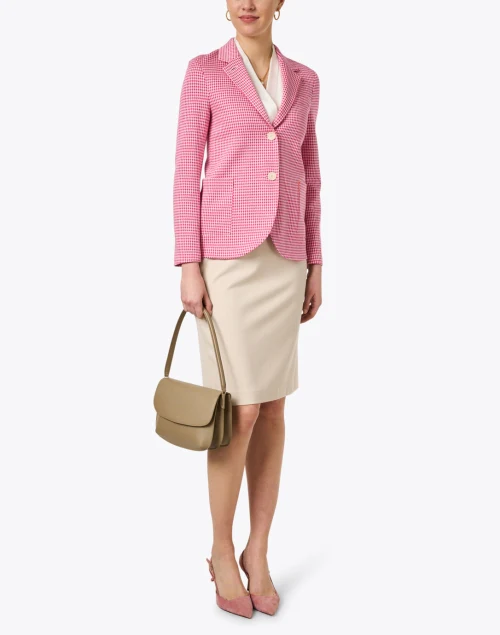 Logan Beige Knit Pull On Skirt