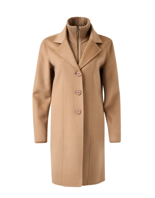 Camel Wool Cashmere Coat