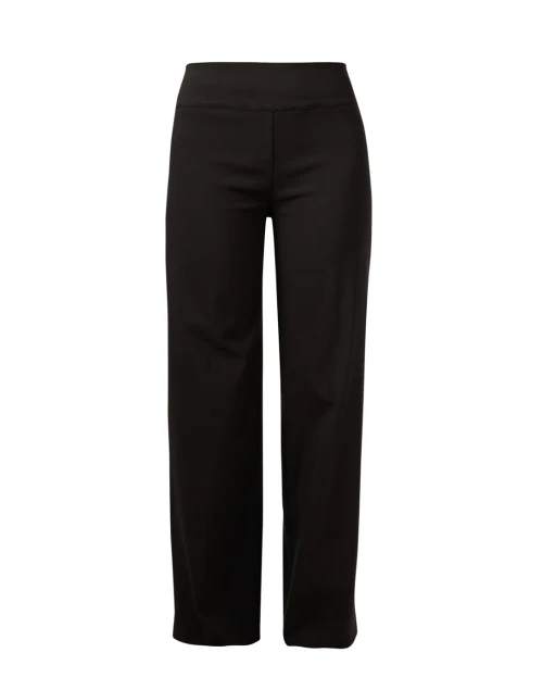 Brown Stretch Wide Leg Pull On Pant