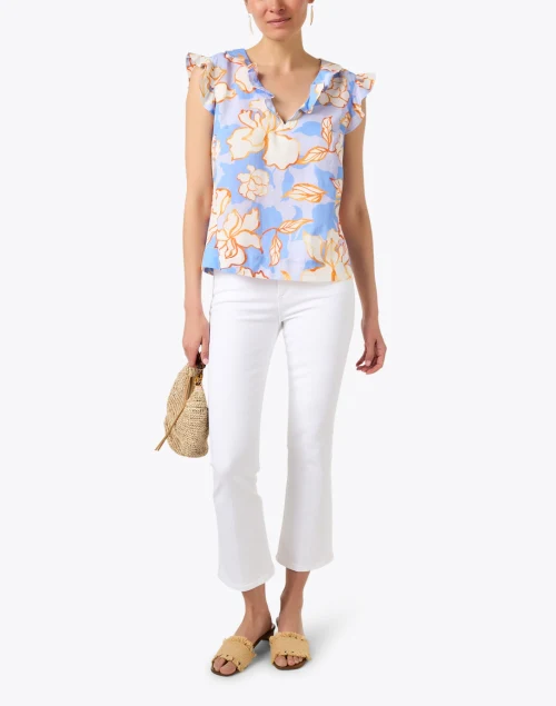 Le Crop White Bootcut Jean