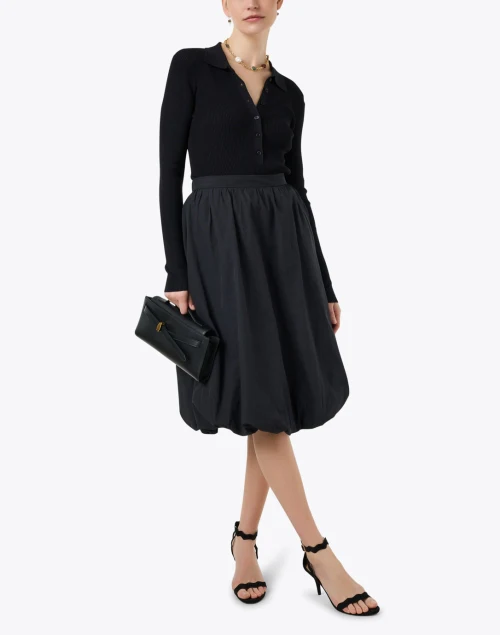 Loti Black Bubble Skirt
