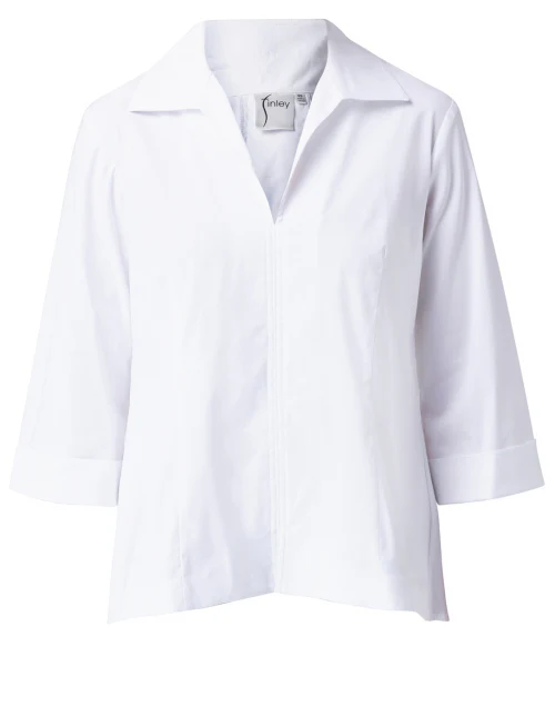 Swing White Poplin Shirt