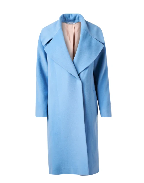 Light Blue Wool Coat