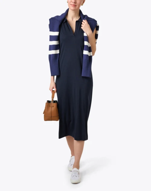 Navy Polo Dress