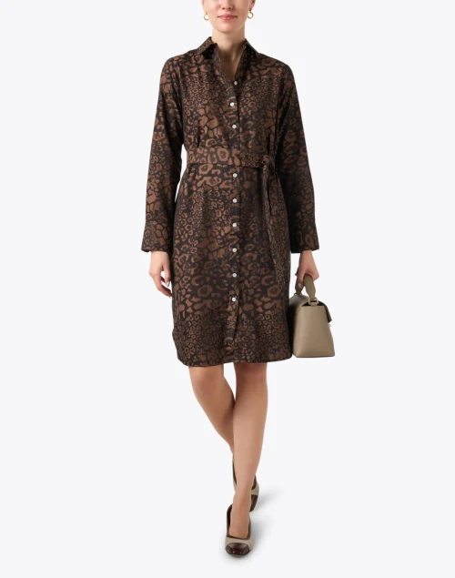 Kathleen Brown Leopard Print Dress