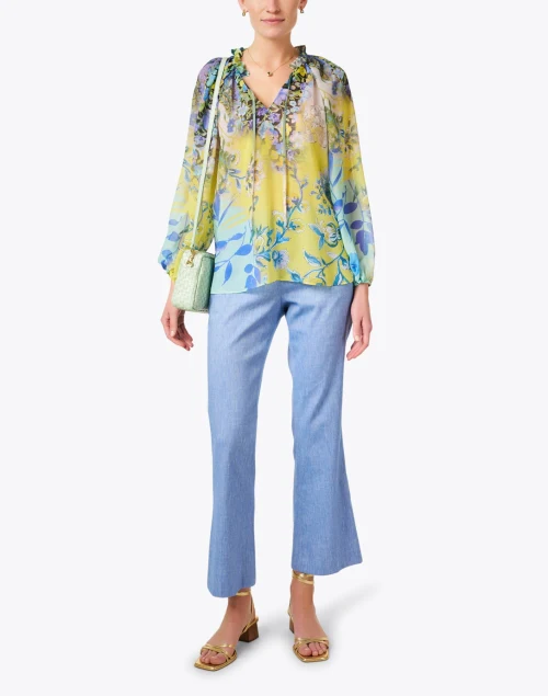 Tina Multi Floral Print Blouse