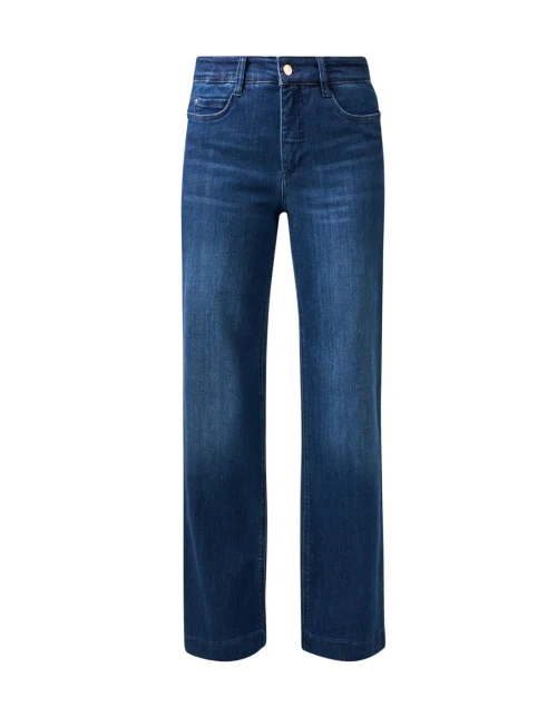 Dream Blue Stretch Wide Leg Jean