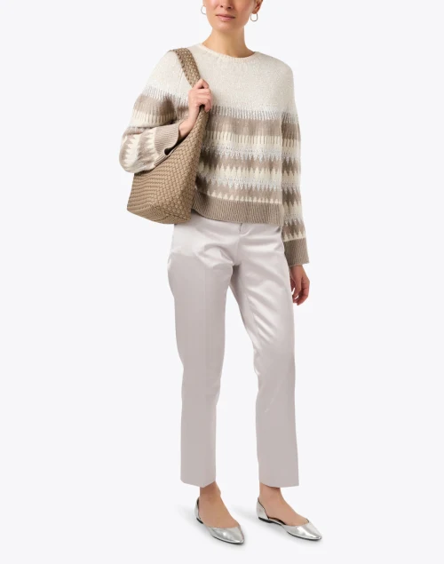 Perla Silver Straight Leg Pant