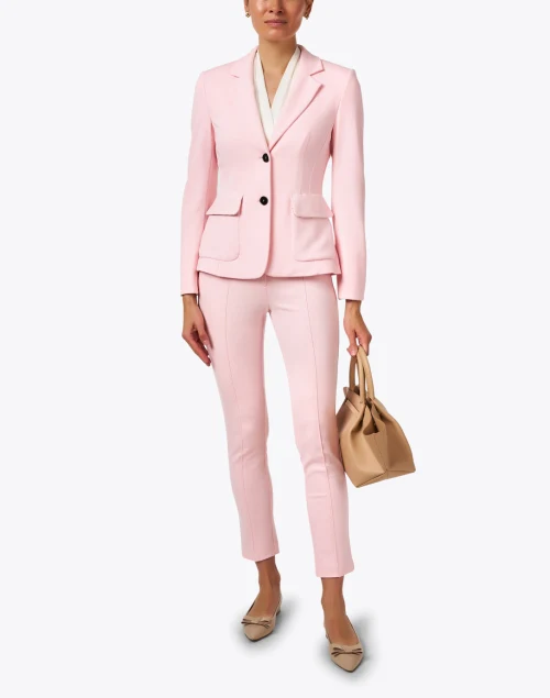 Pink Peplum Blazer