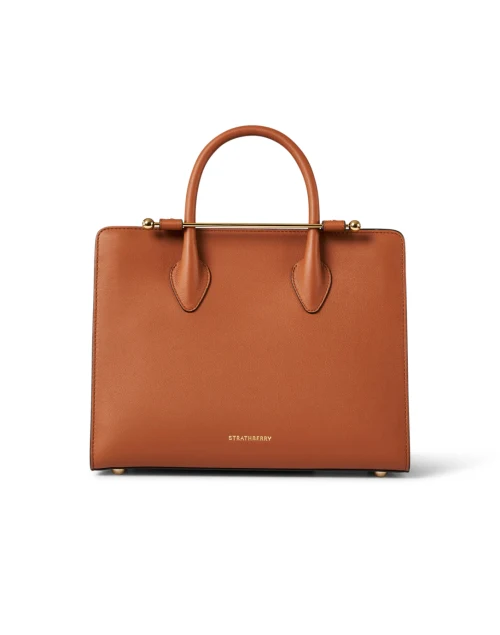 Chestnut Brown Leather Tote Handbag