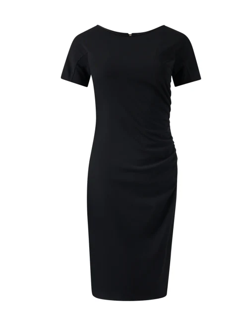 Black Ruched Dress
