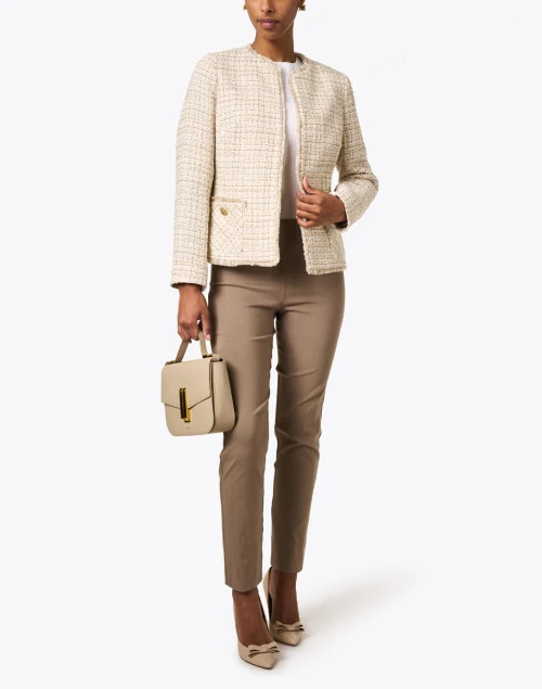 Milo Light Brown Stretch Pant