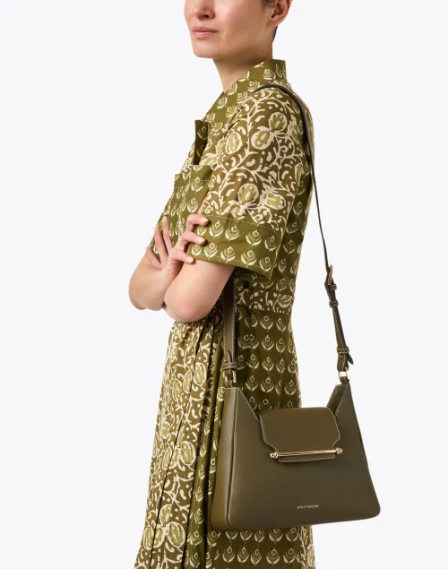 Multrees Green Leather Hobo Bag