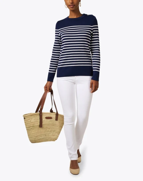 Prima White Slim Leg Jean