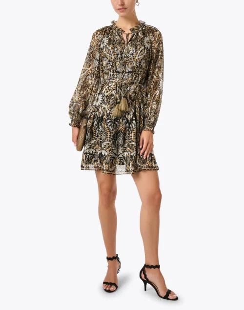 Kaye Black Multi Print Dress