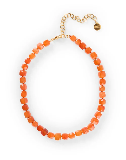 Orange Stone Necklace
