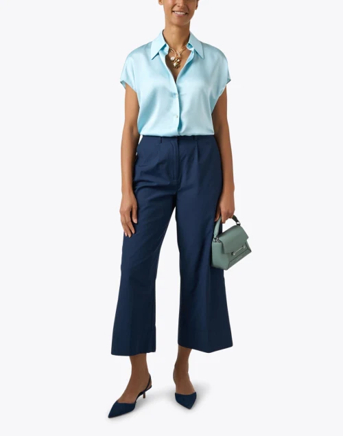 Joya Navy Wide Leg Pant
