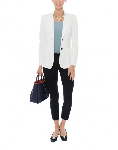 Navy Straight Leg Ponte Pant