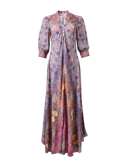 Daphne Multi Print Maxi Dress