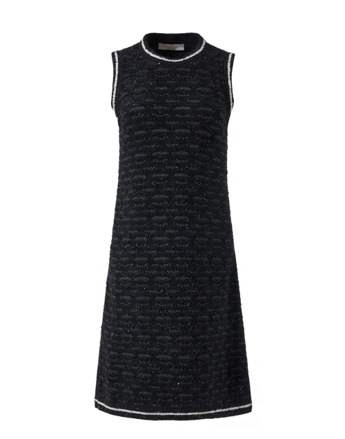 Black and White Tweed Dress