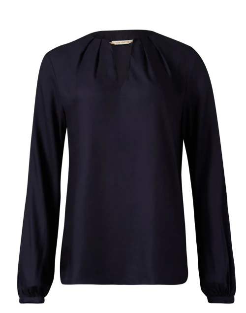 Navy Chain Blouse