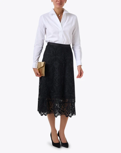 Gloria Black Lace Skirt