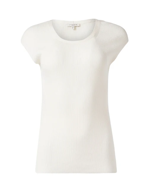 White Knit Top
