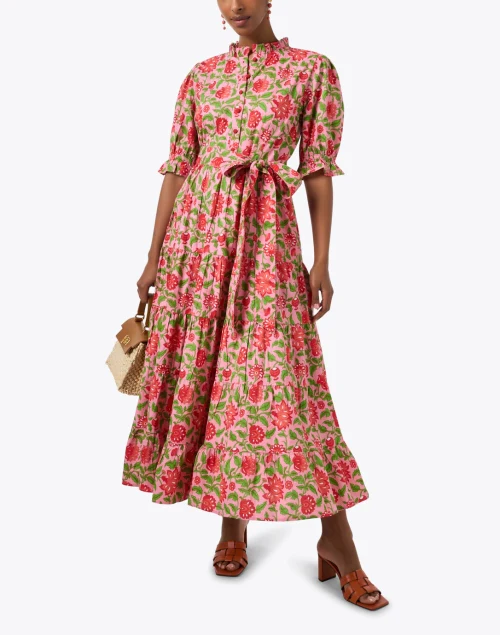 Matilda Pink Floral Print Dress