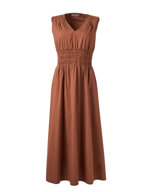 Brown Cotton Dress
