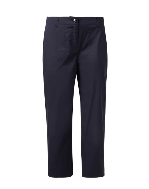 Nora Navy Crop Straight Leg Pant