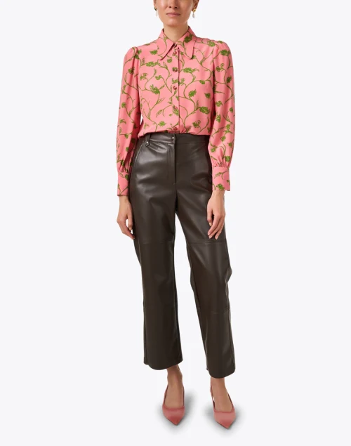 Sonya Pink Floral Blouse